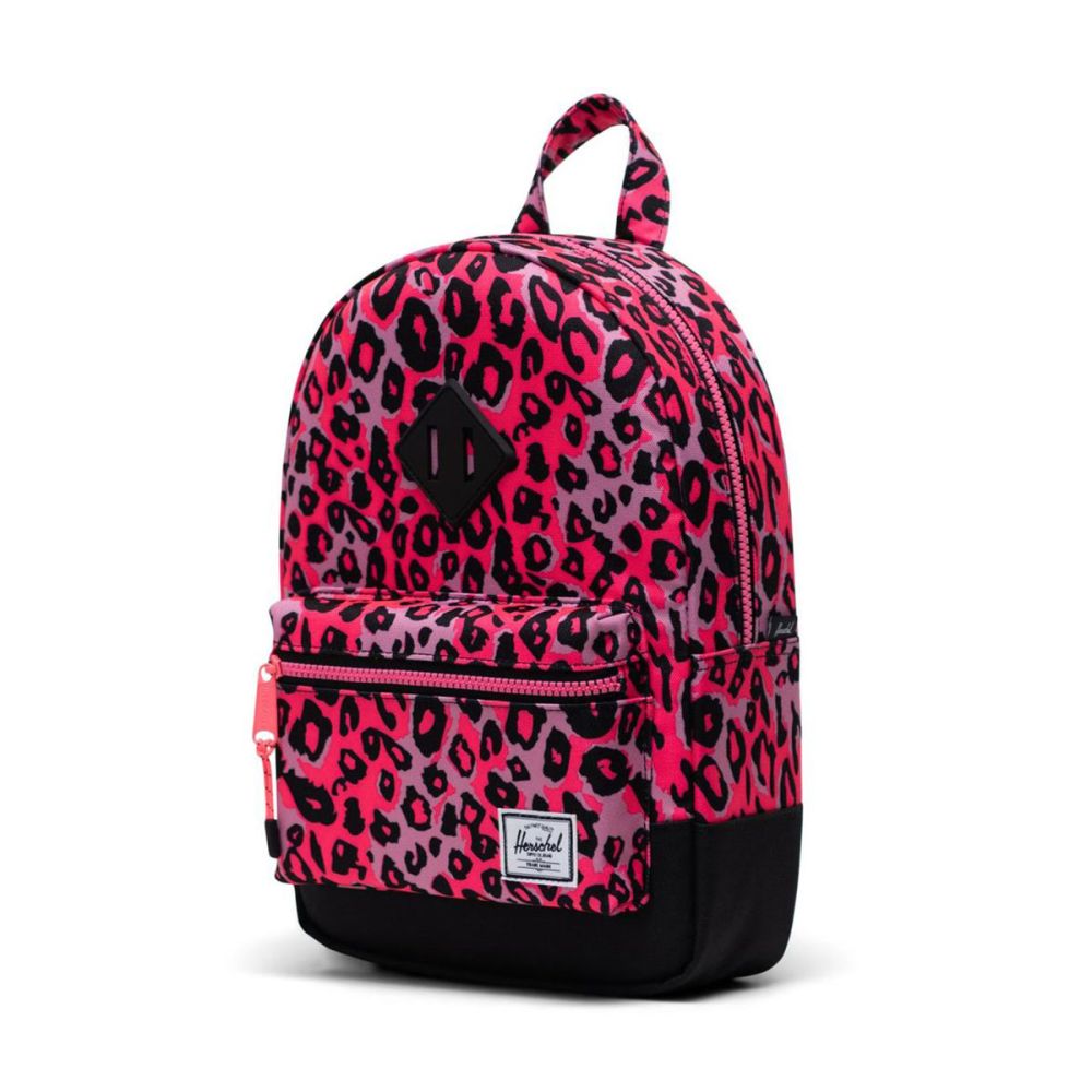 Herschel Heritage Rygsæk Youth Cheetah Camo Neon Pink/Black 9L