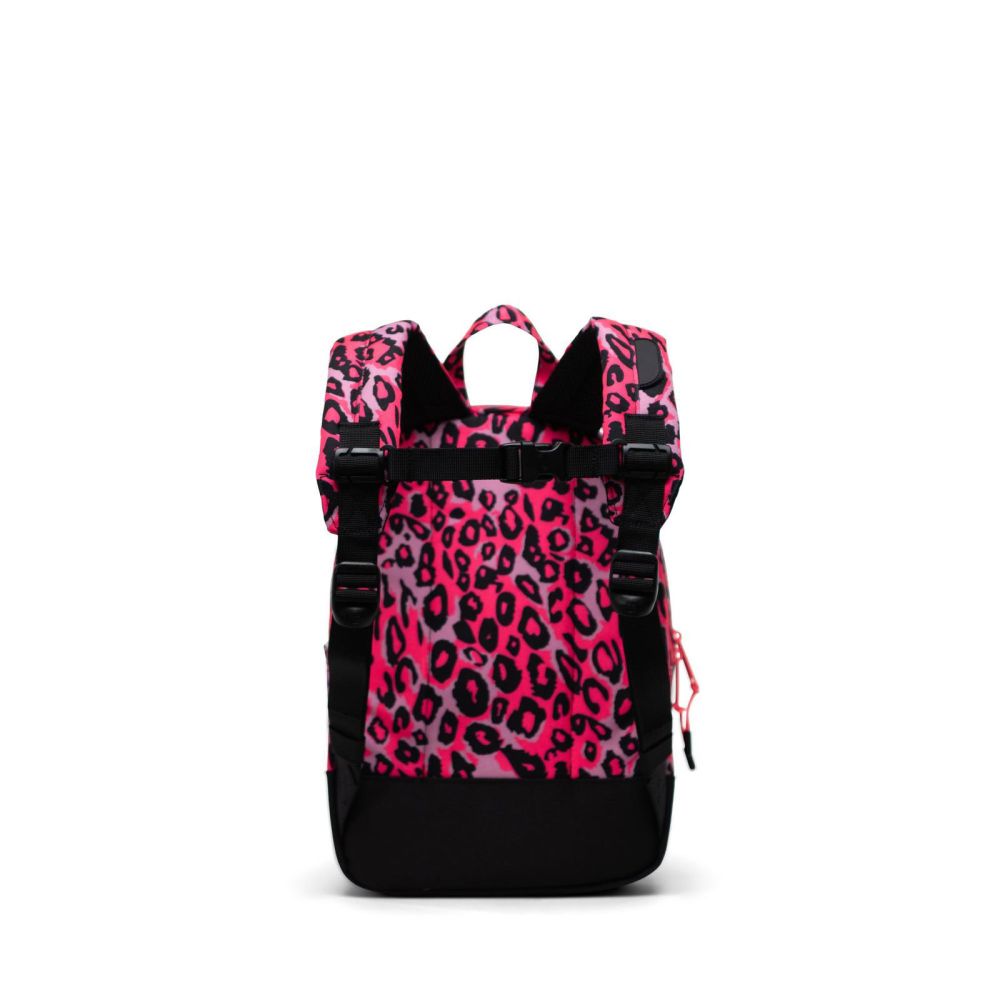 Herschel Heritage Rygsæk Youth Cheetah Camo Neon Pink/Black 9L