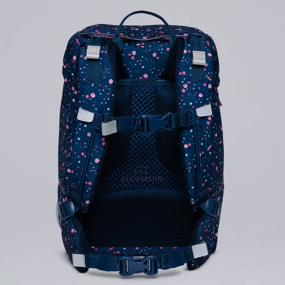 Beckmann Skoletaske 22L Forest Deer Blue