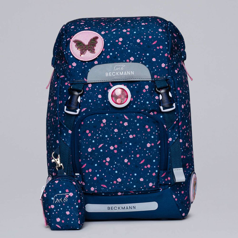 Beckmann Skoletaske 22L Forest Deer Blue