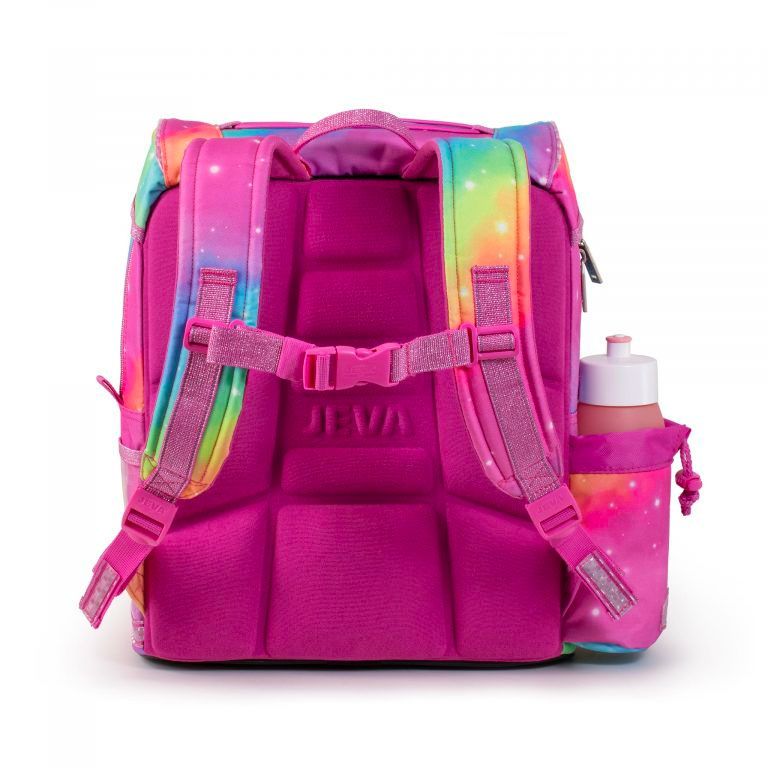 Jeva Intermediate Skoletaske Rainbow Unicorn