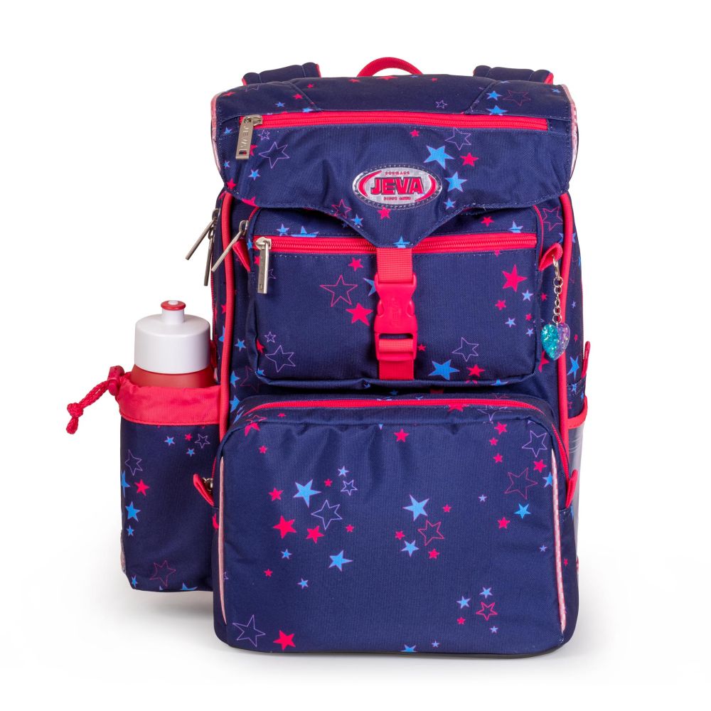 Jeva Beginners Skoletaske Pink Starry