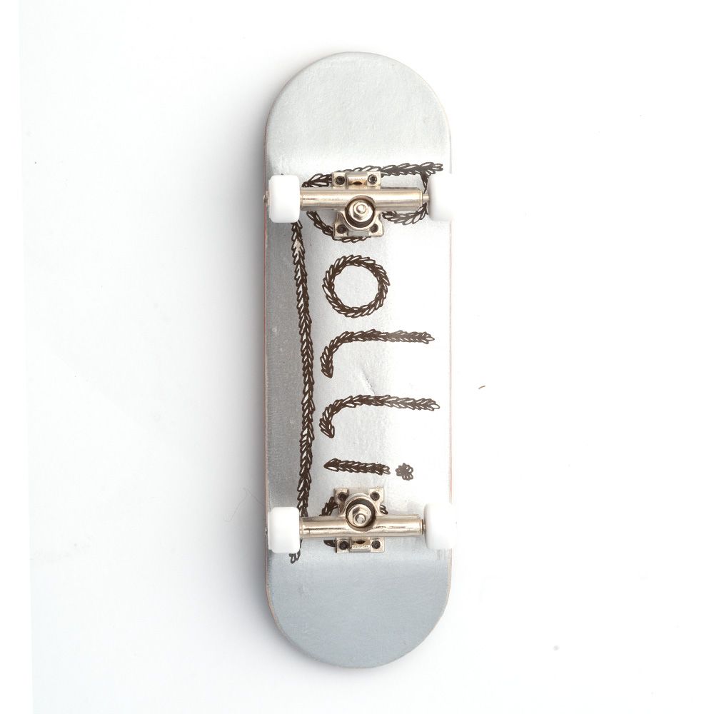 Bollie Leaves Fingerboard Sølv