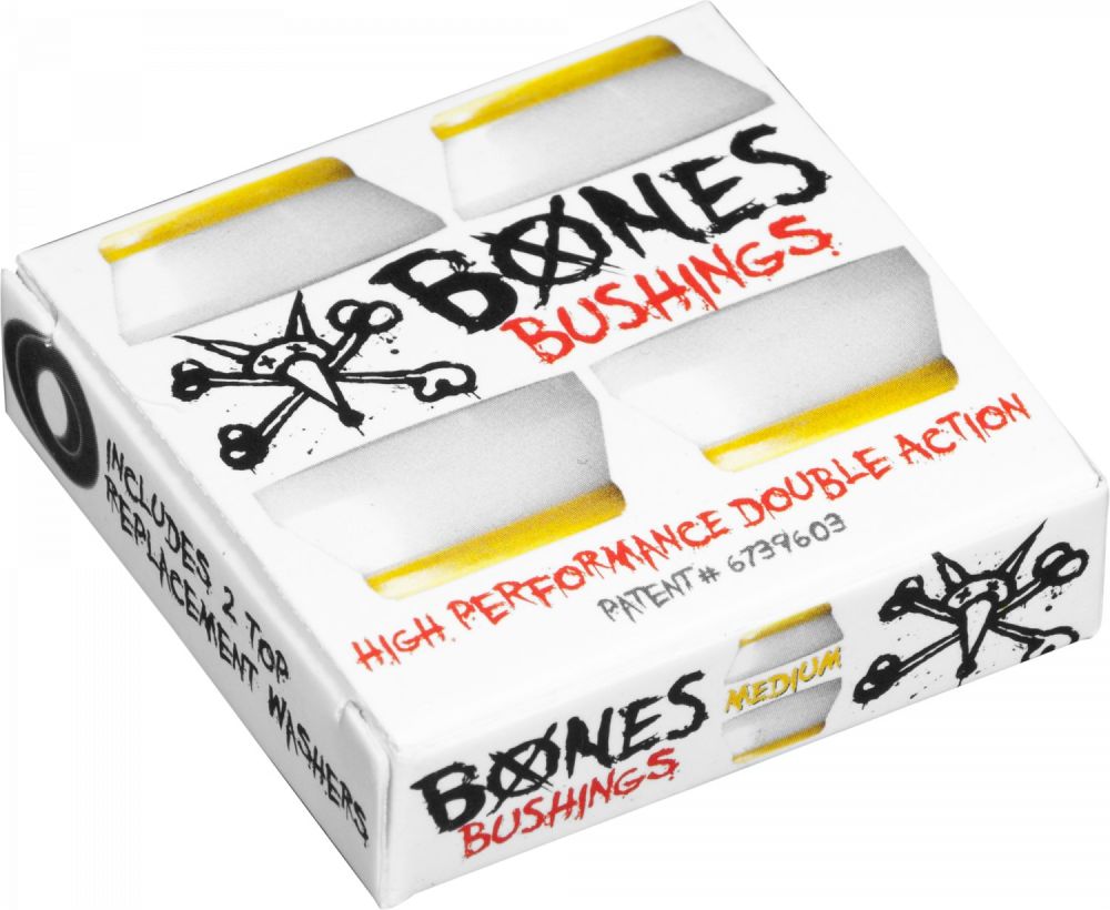 Bones Bushing #3  Medium 91A Gul/Hvid