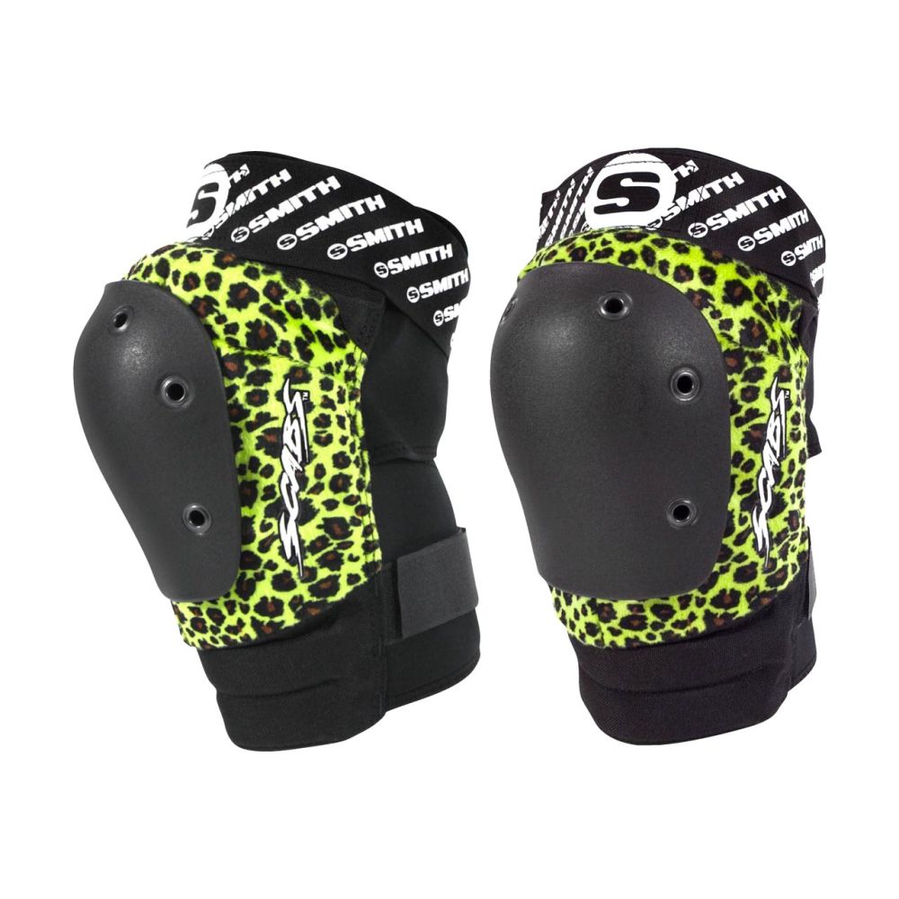 Smith Scabs Knæbeskytter Elite Leopard Grøn