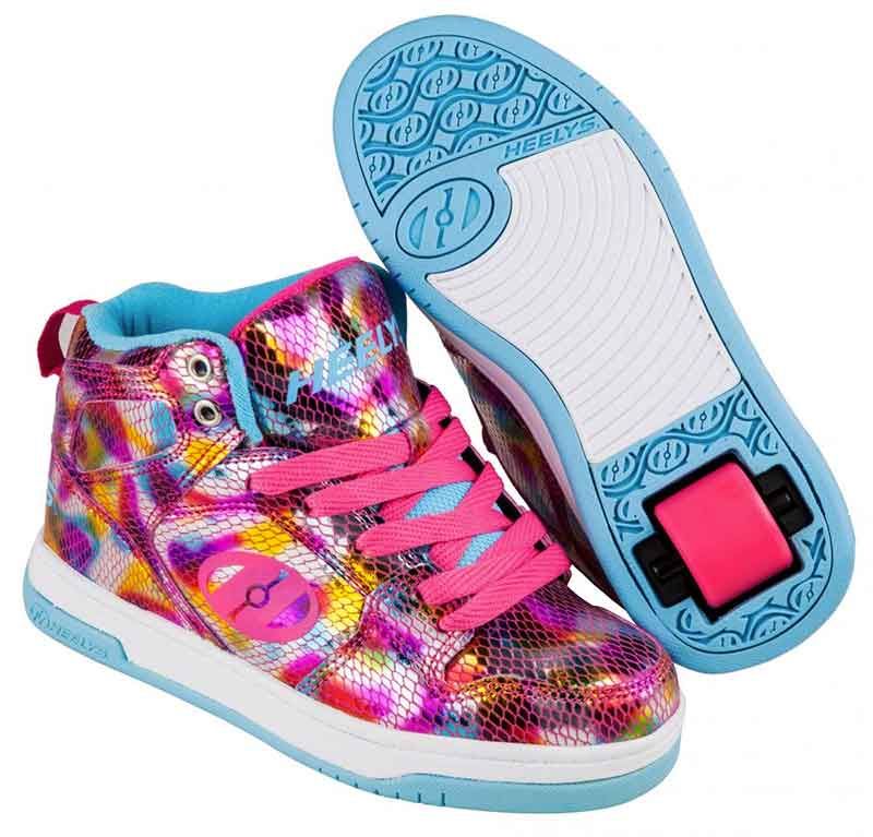 Heelys Flash Rullesko Snake Pink Metal
