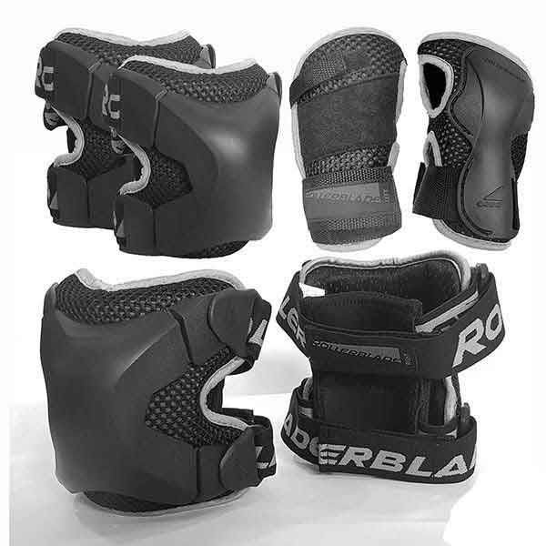 Rollerblade X-Gear Beskyttelsessæt 3-pak Sort