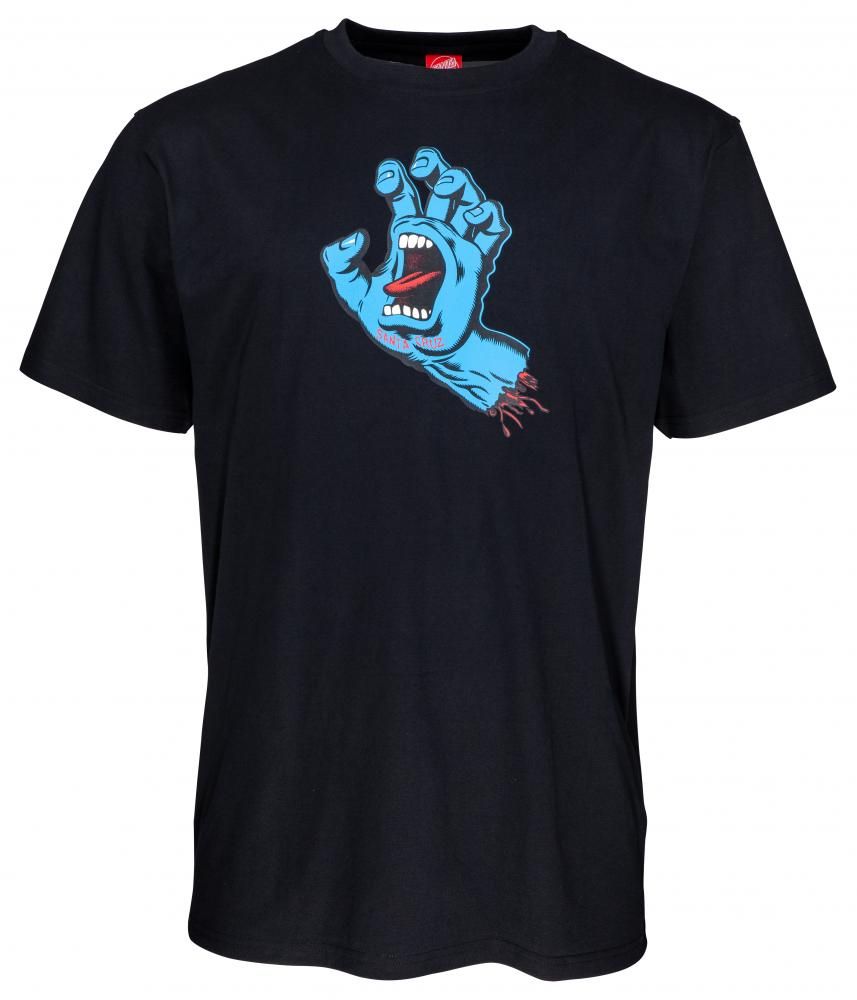 Santa Cruz T-shirt Screaming Hand Black