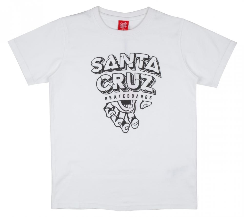 Santa Cruz Youth T-shirt Inherit White