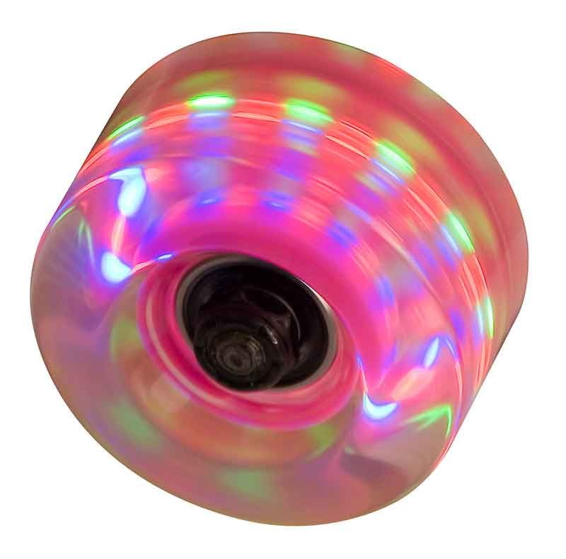 SFR Light Up Quad Wheels Pink