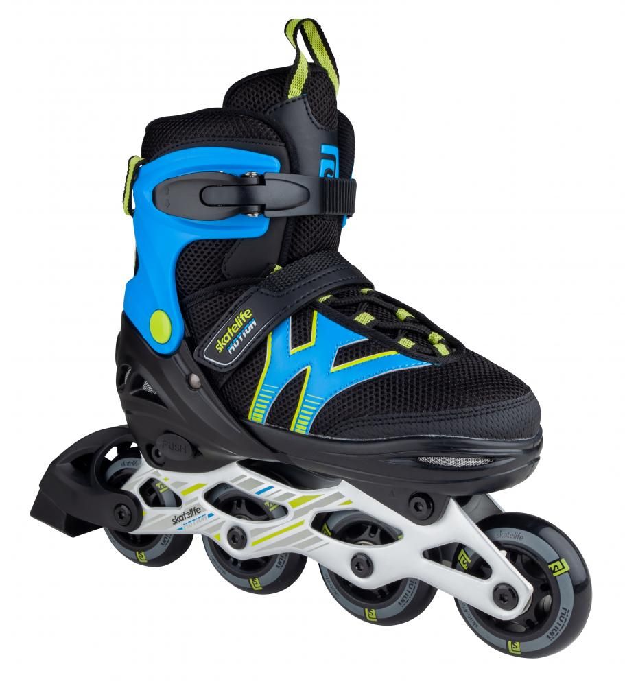 Skatelife Justerbar Inline Rulleskøjter Black/Blue