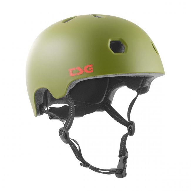 TSG Meta Solid Color Satin Olive