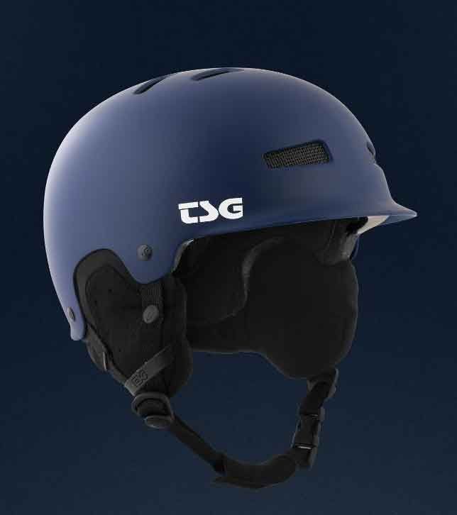 TSG Skihjelm Trophy Solid Satin Blue 790300-171