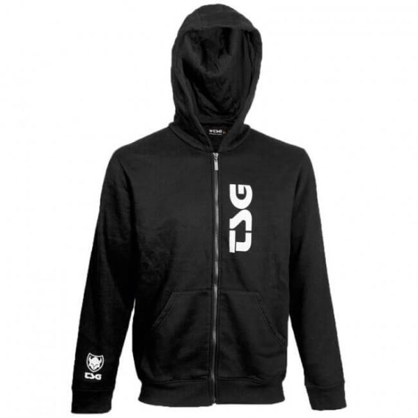 TSG Hoodie with Zipper Black