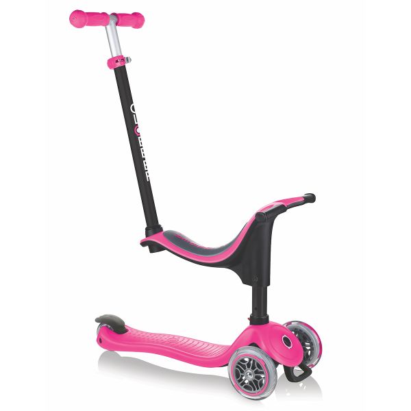 Globber Go Up 4-i-1 Multi-Scooter Sporty Pink