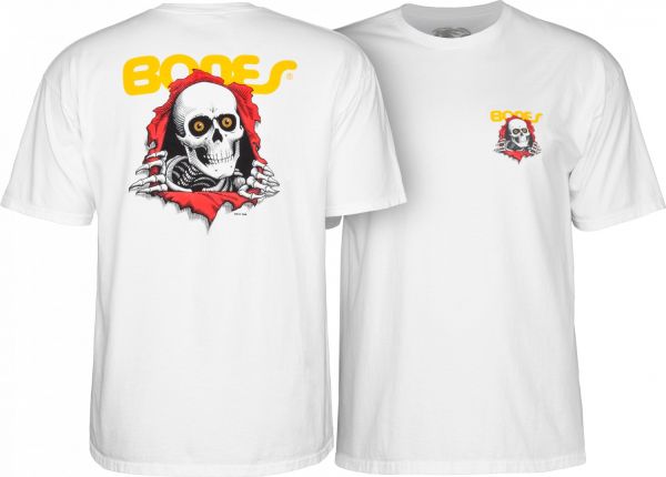 Powell Peralta Youth Ripper T-Shirt White - L