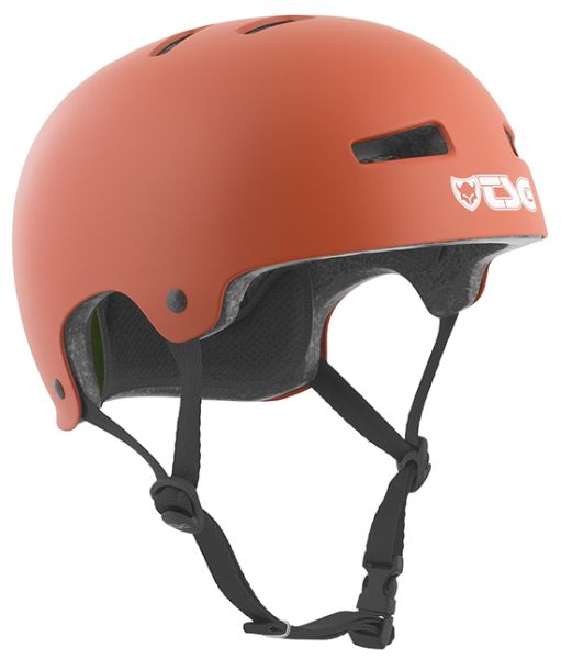 TSG Evolution Solid Color Satin Rust Red