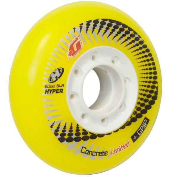 Hyper Concrete +G 72mm/84A Urban wheel Yellow (4 pak)