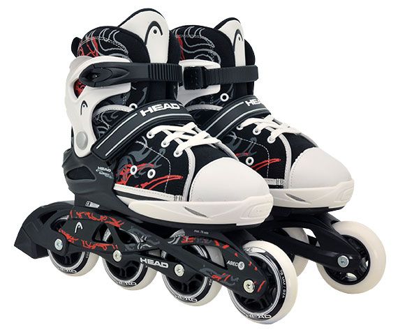 Head Justerbare Inliners til børn sort/hvid-31 - 36