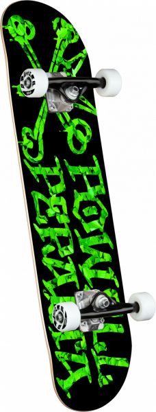 Powell Peralta Vato Rats Leaves Black Skateboard - 7.5 X 28.65