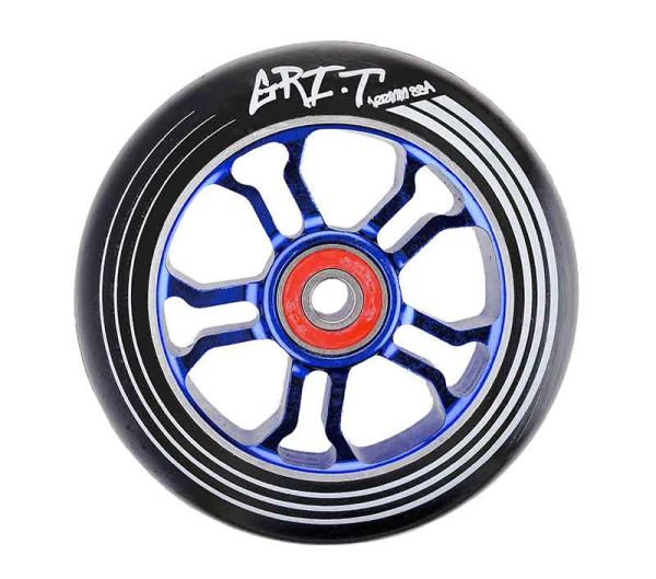 GRIT Ultra Light Scooter Wheel 100mm Black/Blue PU