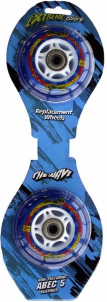 Streetsurfing Waveboard Wheels - Blue Pair 78mm