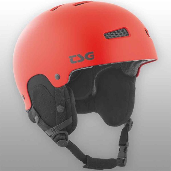 TSG Skihjelm Arctic Kraken Solid Color Satin Fire Red 790400158