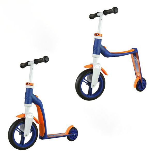 Scoot & Ride Highwaybaby 2 in 1, Scooter and Balance Bike Blue/Orange