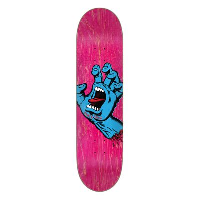 Santa Cruz Skateboard Deck Screaming Hand Pink 7.80 x 31