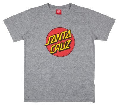 Santa Cruz Youth T-shirt Classic Dot Grå