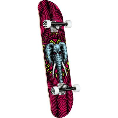Powell Peralta Vallely Elephant • Pink Skateboard • 8.25"