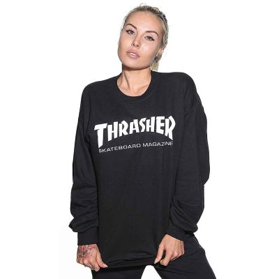 Thrasher Skate Magazine Sweatshirt Sort