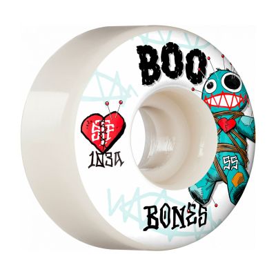 Bones Wheels PRO STF Skateboard Hjul Boo Voodoo 55mm V4 Wide 103A 4-pak 
